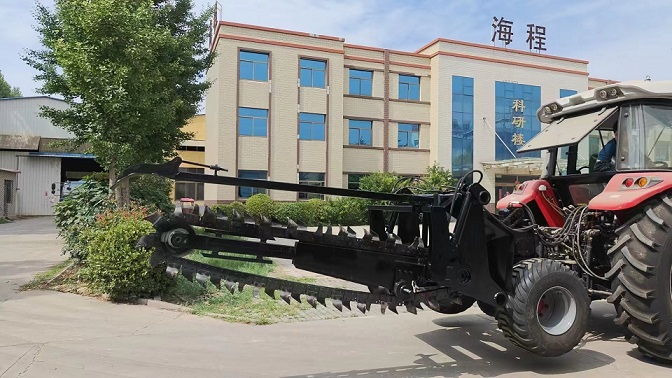 链式开沟机